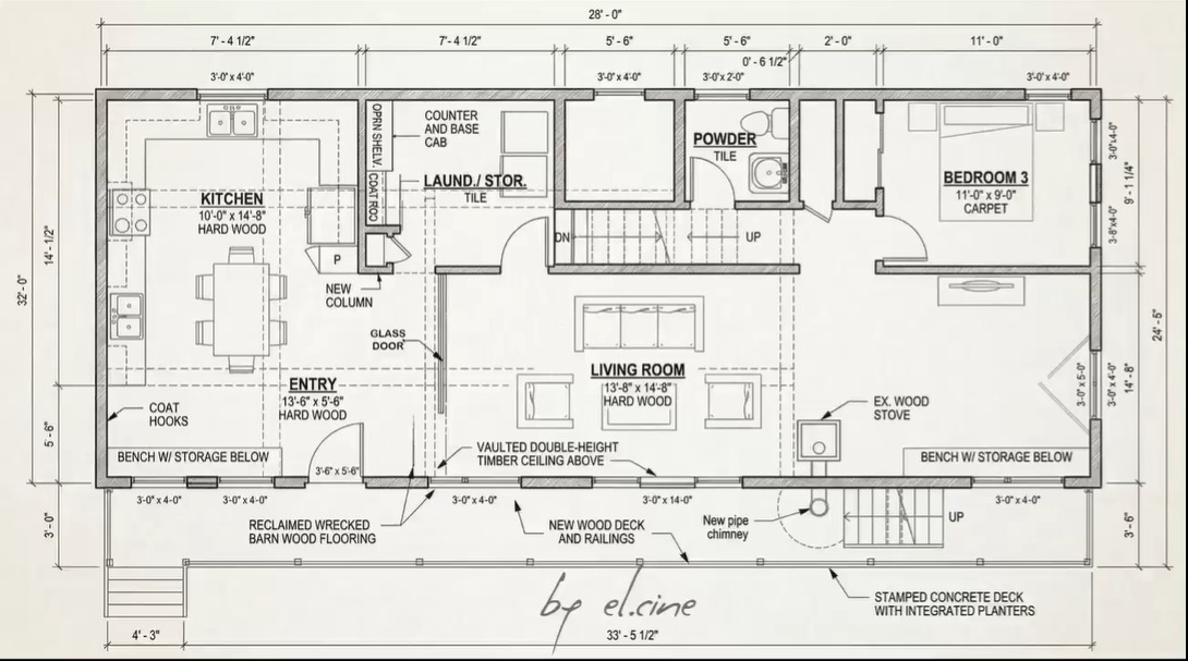 2D to 3D Plans - 2D Plan